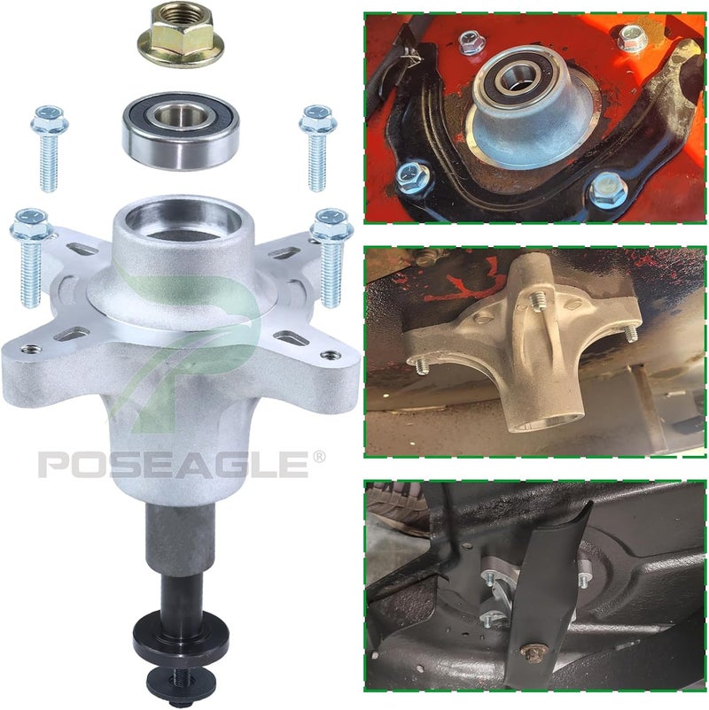 POSEAGLE 3 Pack 121-0751 Spindle Assembly Replaces 139-3214, 117-7267, 117-7439 for Toro SS4225 SS 4225 SS5000 MX5025 SS5060 MX5075 Riding Mowers - Image 5